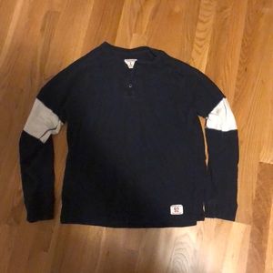 Abercrombie Navy Varsity Henley
